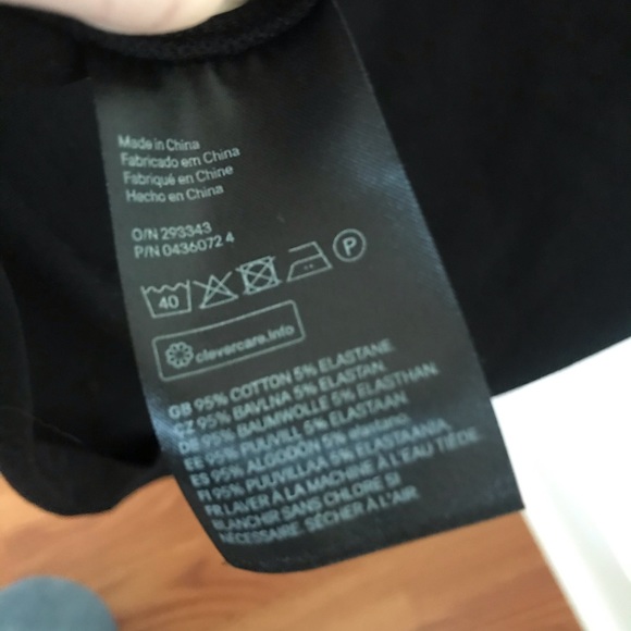 H&M Black Top - Picture 3 of 5